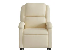 New Poltrona elevatória de massagens tecido cor SHL783044 Creme