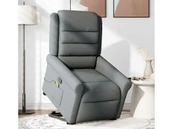 Poltrona* Poltrona elevatória de massagens tecido cinzento-escuro SHL906915 Cinza antracite