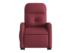 Poltrona| Poltrona elevatória de massagens elétrica tecido tinto SHL734471 Vermelho