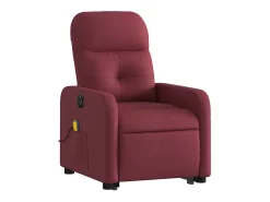 Poltrona| Poltrona elevatória de massagens elétrica tecido tinto SHL734471 Vermelho