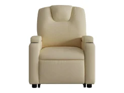 Poltrona* Poltrona elevatória de massagens tecido cor SHL41126 Creme