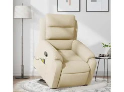 Poltrona| Poltrona elevatória de massagens tecido cor SHL509647 Creme