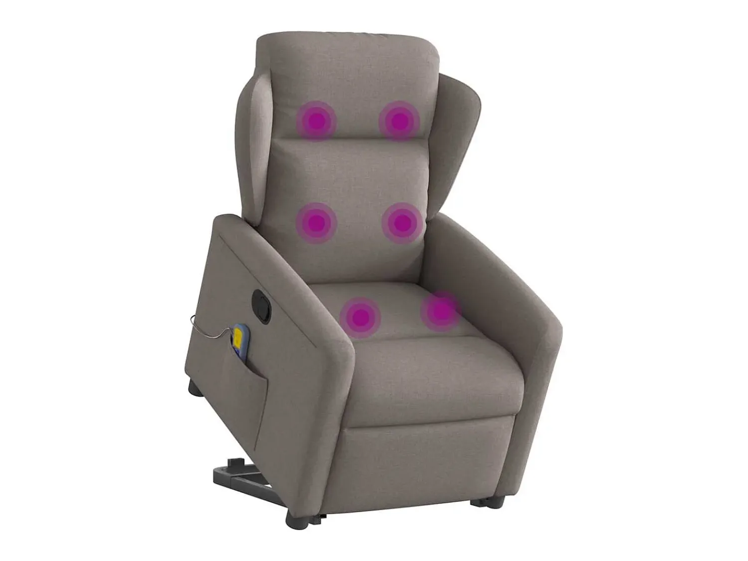 Poltrona* Poltrona elevatória de massagens tecido cinzento-acastanhado SHL806493 Taupe