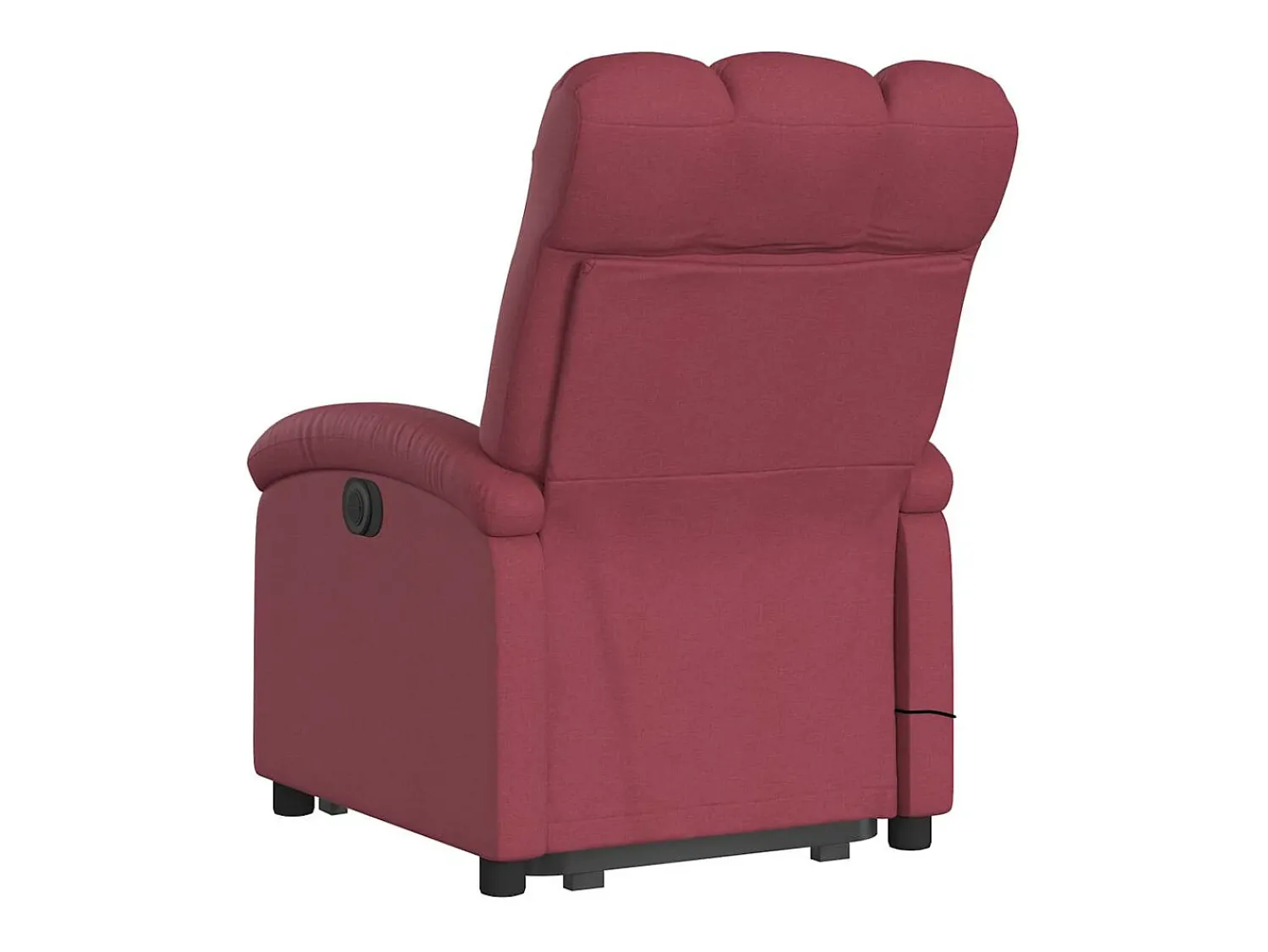 Poltrona| Poltrona elevatória de massagens elétrica tecido tinto SHL390838 Vermelho