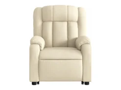 Sale Poltrona elevatória de massagens tecido cor SHL789544 Creme