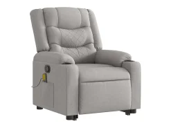 Poltrona* Poltrona elevatória de massagens tecido -nublado SHL287398 Cinzento
