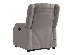 Poltrona elevatória de massagens tecido cinzento-acastanhado SHL722616^ Poltrona