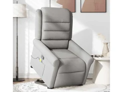 Poltrona elevatória de massagens tecido -nublado SHL489199^ Poltrona