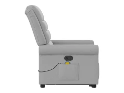 Poltrona elevatória de massagens tecido -nublado SHL489199^ Poltrona