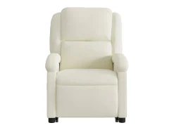 Poltrona| Poltrona elevatória de massagens veludo cor SHL49230 Creme
