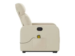 Poltrona* Poltrona elevatória de massagens tecido cor SHL986182 Creme