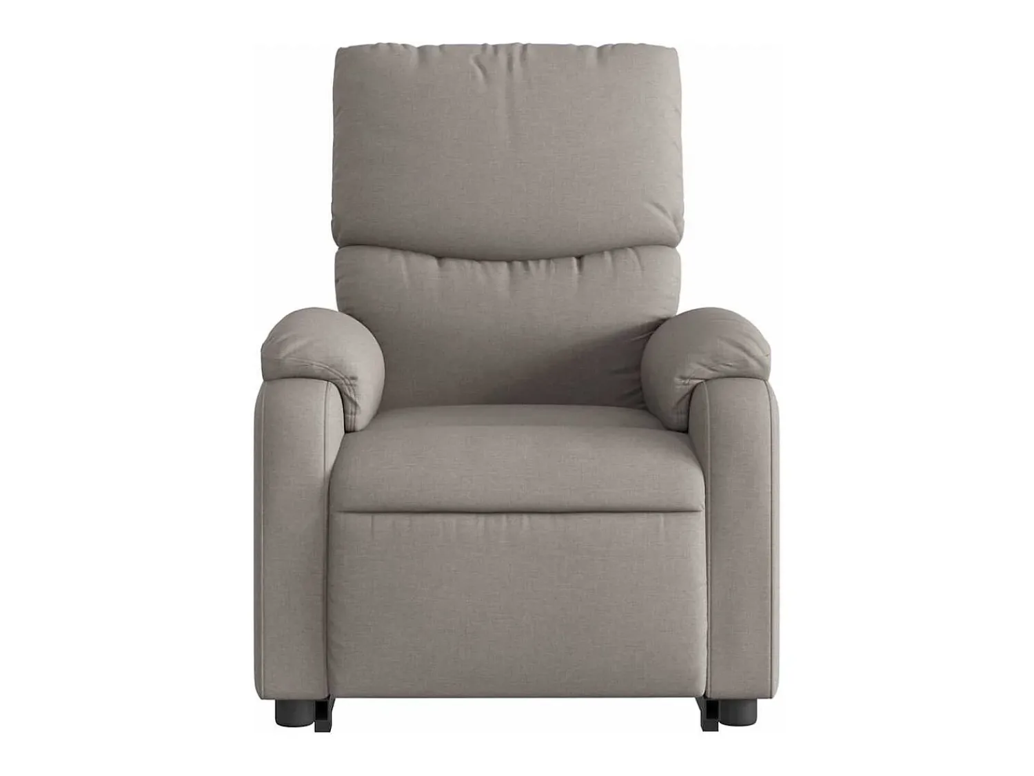 Poltrona elevatória de massagens tecido cinzento-acastanhado SHL111412^ Poltrona