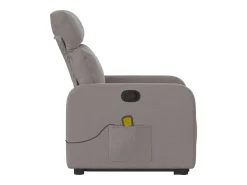 Poltrona| Poltrona elevatória de massagens tecido cinzento-acastanhado SHL160508 Taupe
