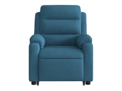 Poltrona* Poltrona elevatória de massagens veludo SHL131556 Azul
