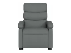 Poltrona elevatória de massagens tecido cinzento-escuro SHL281313^ Poltrona