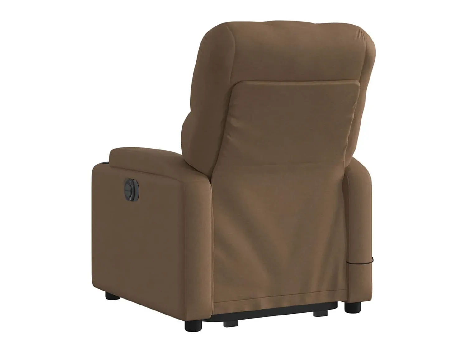 vidaxl Poltrona elétrica elevatória massagens tecido^ Poltrona