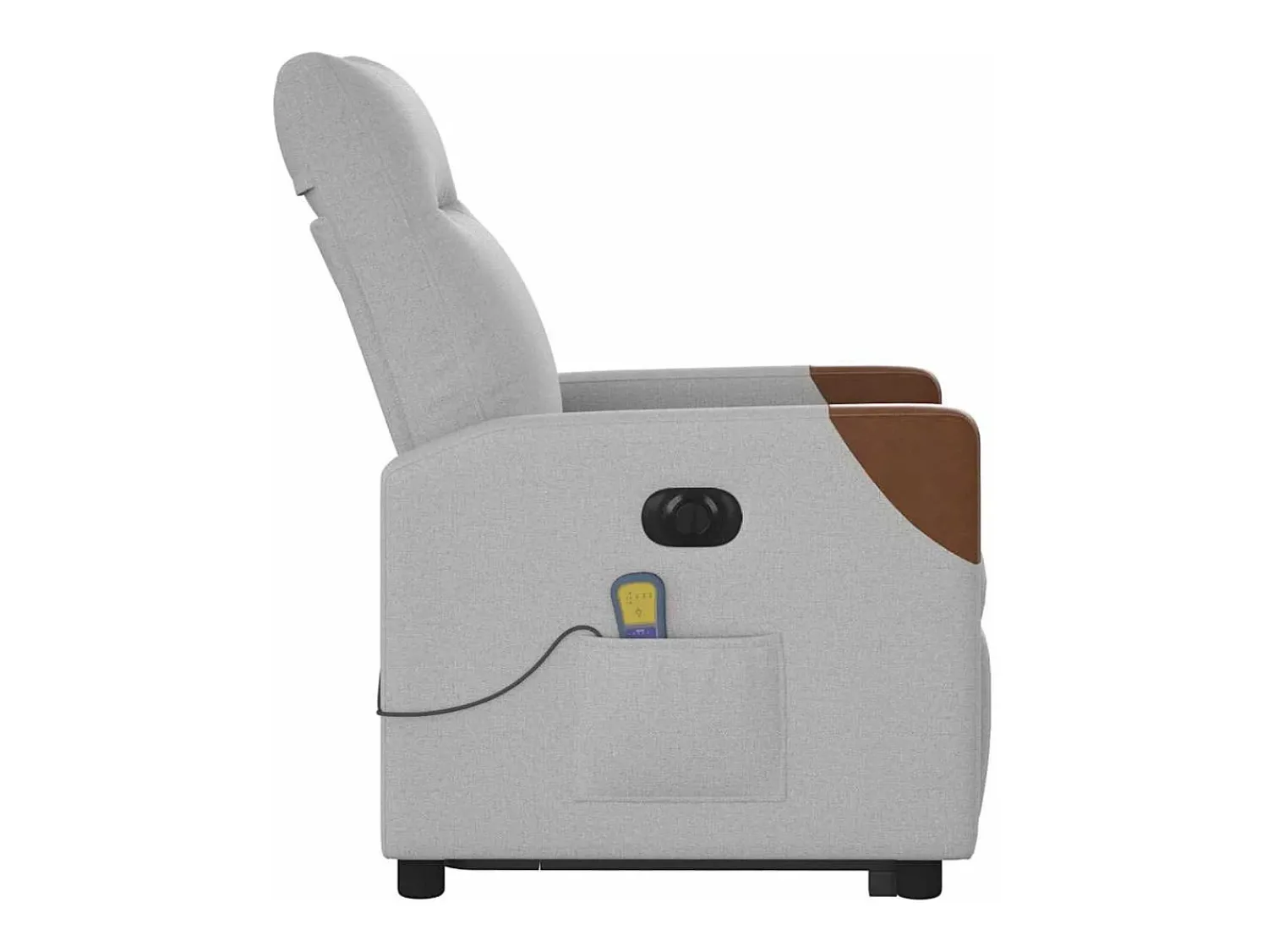 Poltrona| Poltrona elétrica elevatória massagens tecido -nublado SHL482235 Cinzento