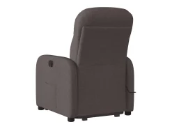 Sale vidaxl Poltrona elétrica elevatória massagens tecido -escuro Castanho