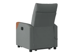 Poltrona* Poltrona elétrica elevatória massagens tecido cinzento-escuro SHL400504 Cinza antracite