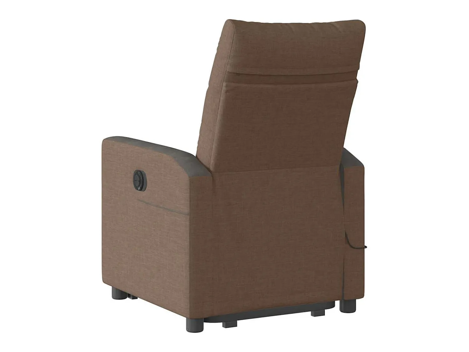 Poltrona| Poltrona elétrica elevatória massagens tecido SHL823546 Castanho