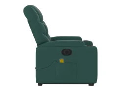 Poltrona| Poltrona elétrica elevatória massagens tecido verde-escuro SHL116441 Verde pinho