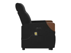 Poltrona elétrica elevatória massagens tecido SHL452251^ Poltrona