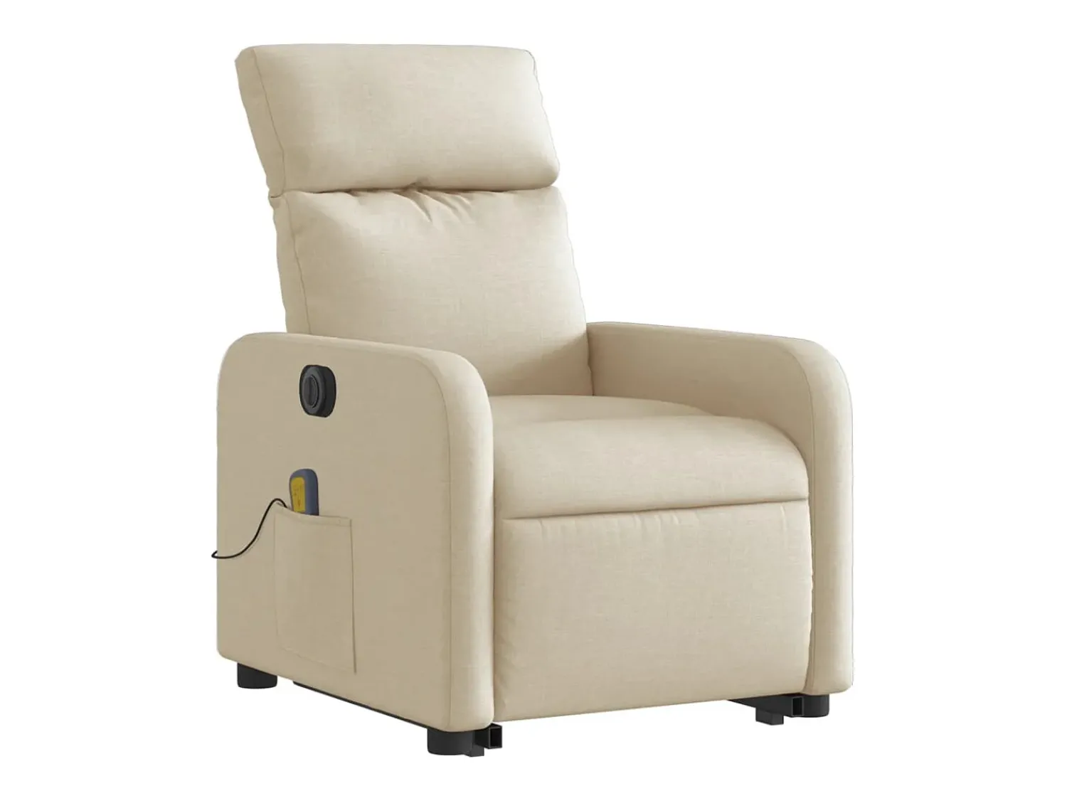 Poltrona* Poltrona elétrica elevatória massagens tecido SHL400606 Creme