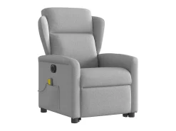 Poltrona* Poltrona elétrica elevatória massagens tecido -nublado SHL344271 Cinzento