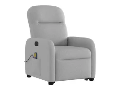 Poltrona* Poltrona elétrica elevatória massagens tecido -nublado SHL313524 Cinzento