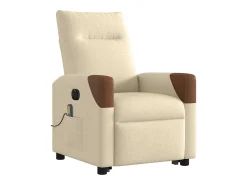 Poltrona* Poltrona elétrica elevatória massagens tecido SHL157180 Creme