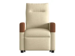 Poltrona* Poltrona elétrica elevatória massagens tecido SHL157180 Creme