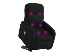 Poltrona* Poltrona elétrica elevatória massagens tecido SHL726339 Preto