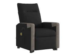 Poltrona* Poltrona elétrica elevatória massagens tecido SHL871085 Preto