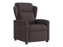 Poltrona| Poltrona elétrica reclinável tecido -escuro SHL343569 Castanho
