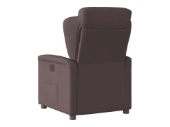 Poltrona| Poltrona elétrica reclinável tecido -escuro SHL343569 Castanho