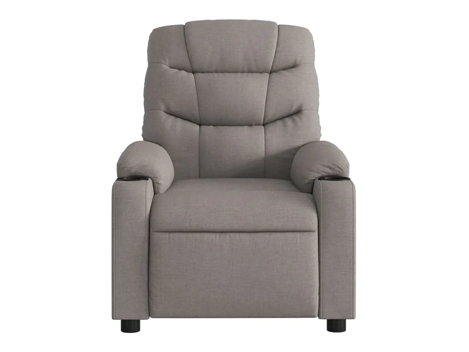 Poltrona|vidaxl Poltrona elétrica reclinável tecido cinzento-acastanhado Taupe