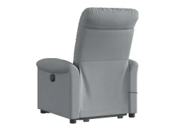 Poltrona| Poltrona elétrica reclinável massagens tecido -claro SHL275941 Cinzento