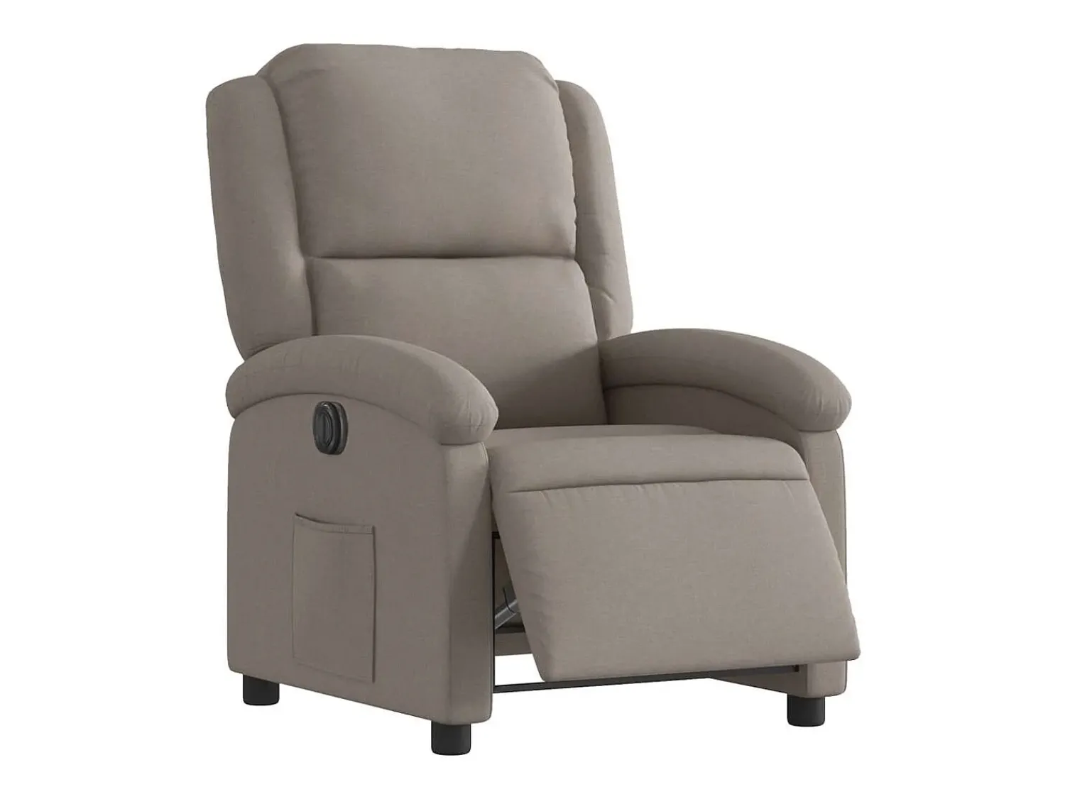 Poltrona| Poltrona elétrica reclinável tecido cinzento-acastanhado SHL148283 Taupe