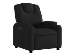 Poltrona|vidaxl Poltrona elétrica reclinável tecido Preto