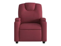 Poltrona elétrica reclinável tecido tinto SHL811563 Vermelho