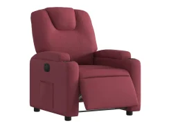 Poltrona elétrica reclinável tecido tinto SHL811563 Vermelho