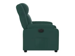 Hot Poltrona elétrica reclinável tecido verde-escuro SHL827912 Verde pinho