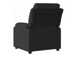 Poltrona|vidaxl Poltrona elétrica reclinável tecido Preto
