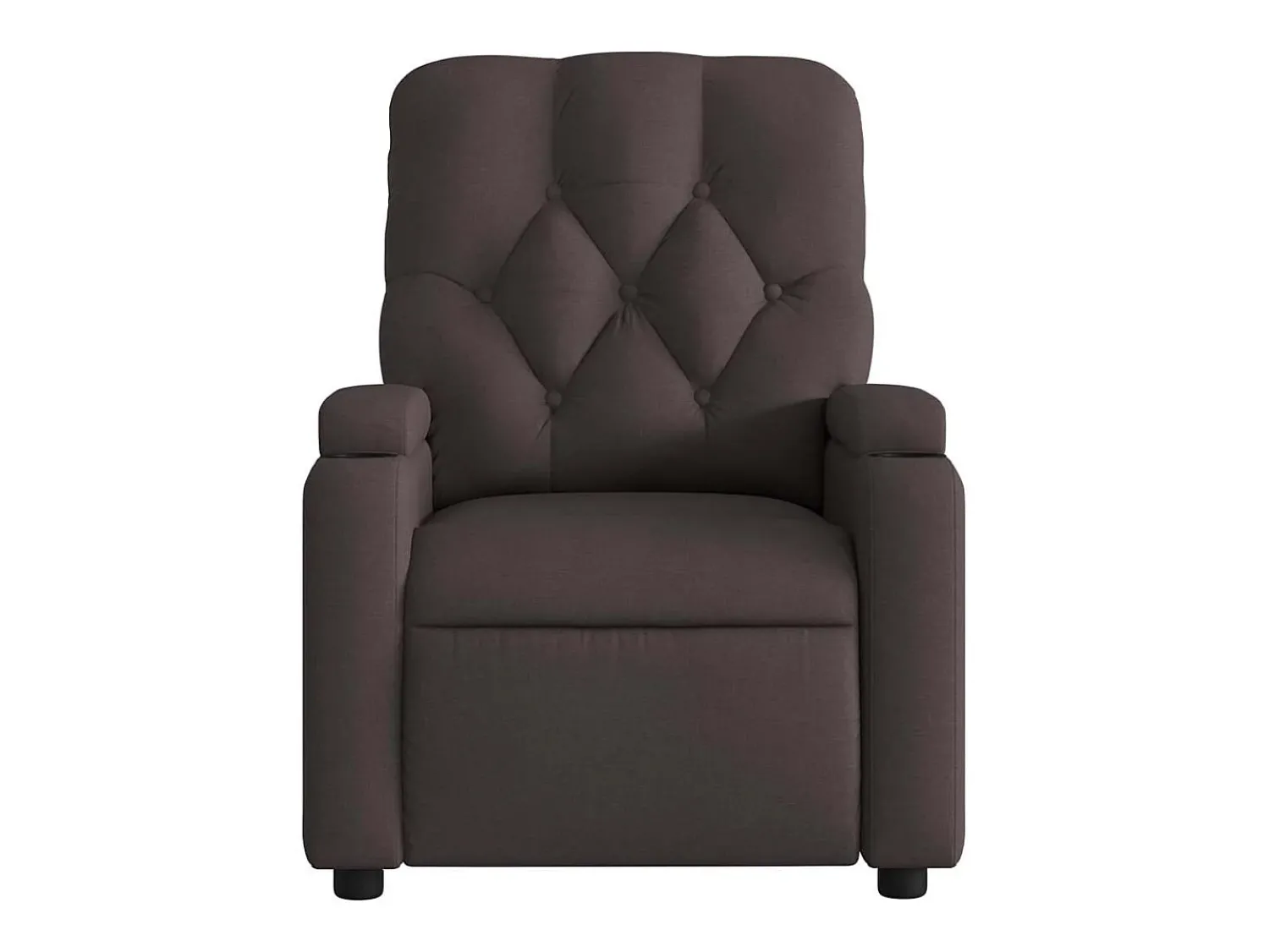 Poltrona elétrica reclinável tecido -escuro SHL710682^ Poltrona