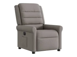 Poltrona* Poltrona elétrica reclinável tecido cinzento-acastanhado SHL965458 Taupe