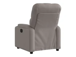 New Poltrona elétrica reclinável tecido cinzento-acastanhado SHL95284 Taupe
