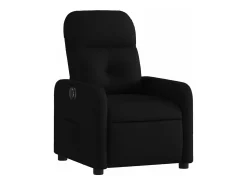 Poltrona| Poltrona elétrica reclinável tecido PT857431 Preto