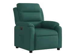 Poltrona elétrica reclinável tecido verde-escuro SHL687987^ Poltrona
