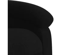 Poltrona*vidaxl Poltrona elétrica reclinável tecido Preto