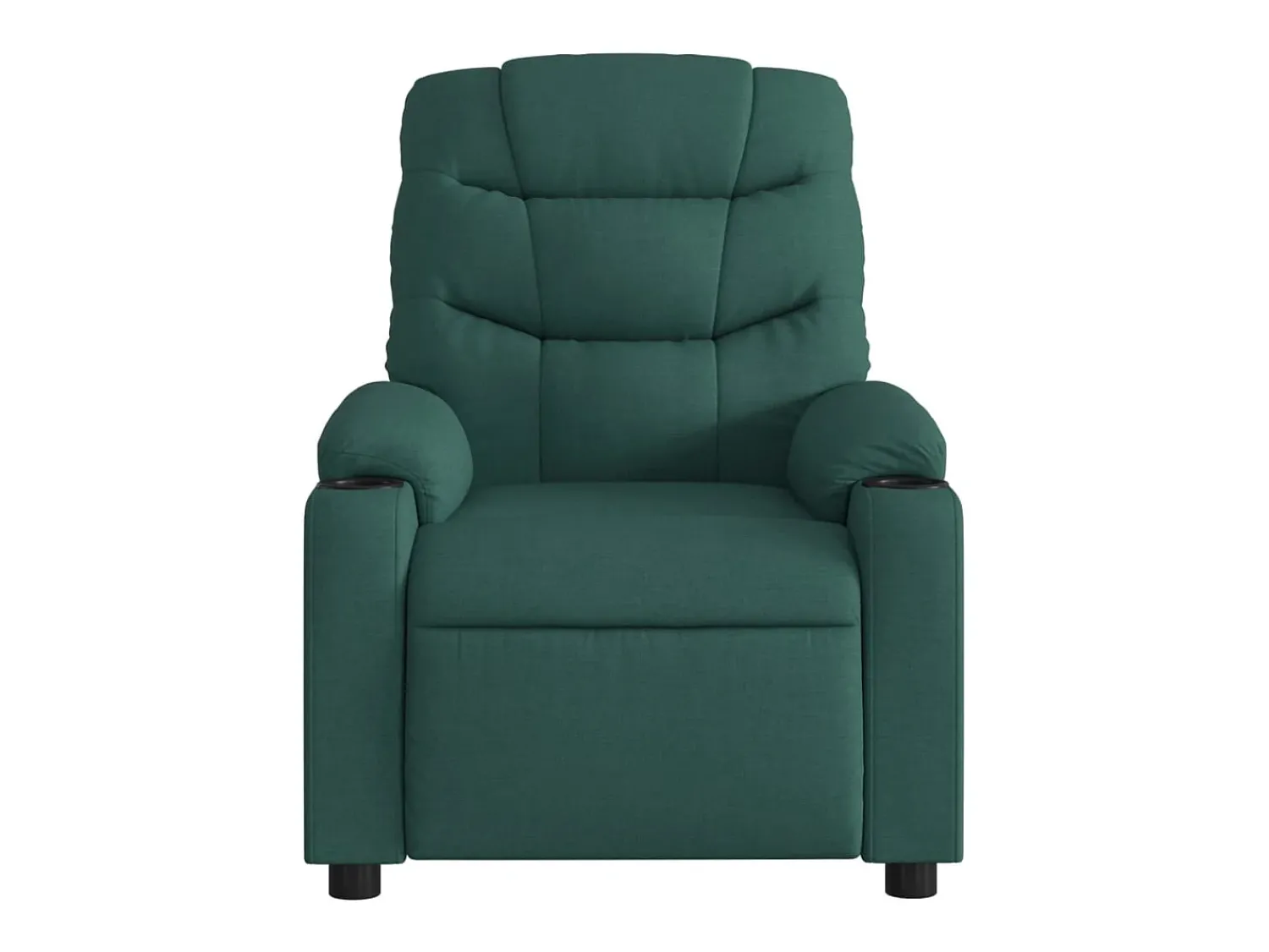 Poltrona elétrica reclinável tecido verde-escuro SHL208317^ Poltrona